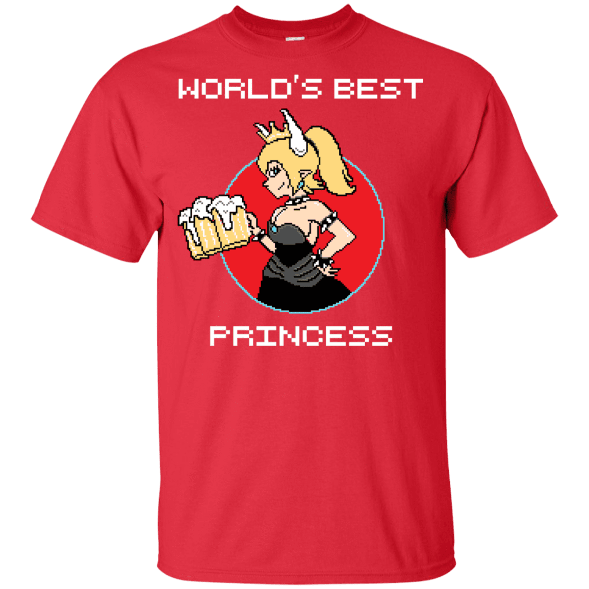 T-Shirts Red / YXS World's Best Princess Youth T-Shirt