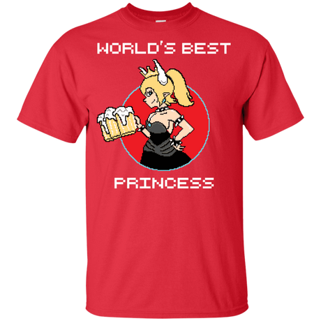 T-Shirts Red / YXS World's Best Princess Youth T-Shirt