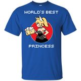 T-Shirts Royal / YXS World's Best Princess Youth T-Shirt