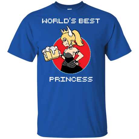 T-Shirts Royal / YXS World's Best Princess Youth T-Shirt