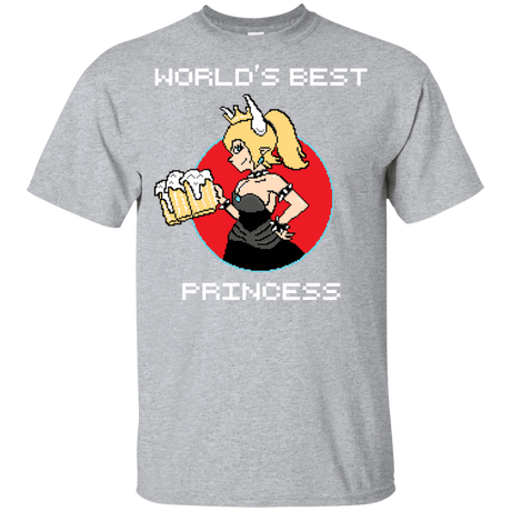 T-Shirts Sport Grey / YXS World's Best Princess Youth T-Shirt