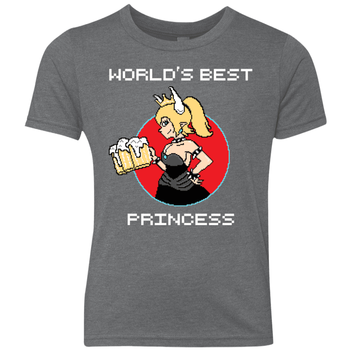 T-Shirts Premium Heather / YXS World's Best Princess Youth Triblend T-Shirt