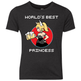 T-Shirts Vintage Black / YXS World's Best Princess Youth Triblend T-Shirt