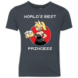 T-Shirts Vintage Navy / YXS World's Best Princess Youth Triblend T-Shirt
