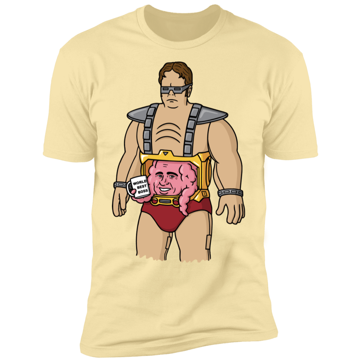 T-Shirts Banana Cream / S Worlds Best Villain Men's Premium T-Shirt