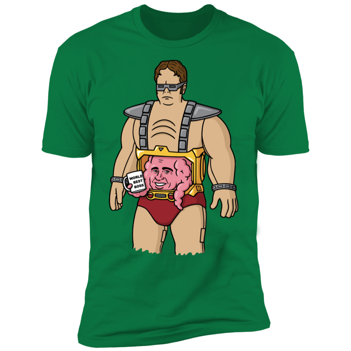 T-Shirts Kelly Green / S Worlds Best Villain Men's Premium T-Shirt