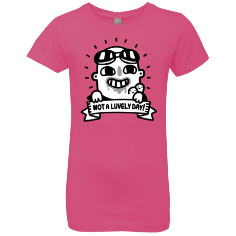 T-Shirts Hot Pink / YXS Wot A Luvely Day Girls Premium T-Shirt