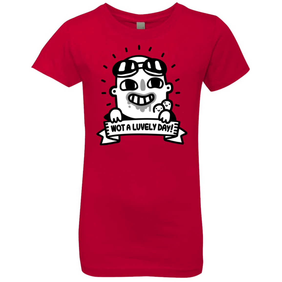 T-Shirts Red / YXS Wot A Luvely Day Girls Premium T-Shirt