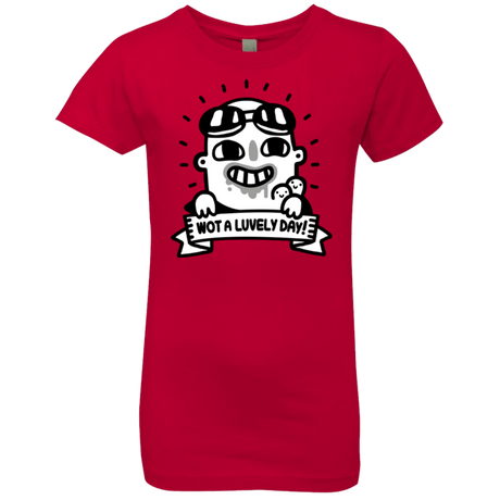 T-Shirts Red / YXS Wot A Luvely Day Girls Premium T-Shirt