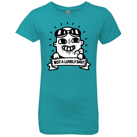 T-Shirts Tahiti Blue / YXS Wot A Luvely Day Girls Premium T-Shirt