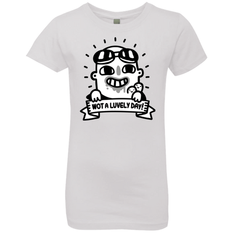 T-Shirts White / YXS Wot A Luvely Day Girls Premium T-Shirt