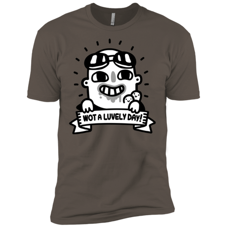 T-Shirts Warm Grey / X-Small Wot A Luvely Day Men's Premium T-Shirt