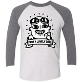 T-Shirts Heather White/Premium Heather / X-Small Wot A Luvely Day Men's Triblend 3/4 Sleeve