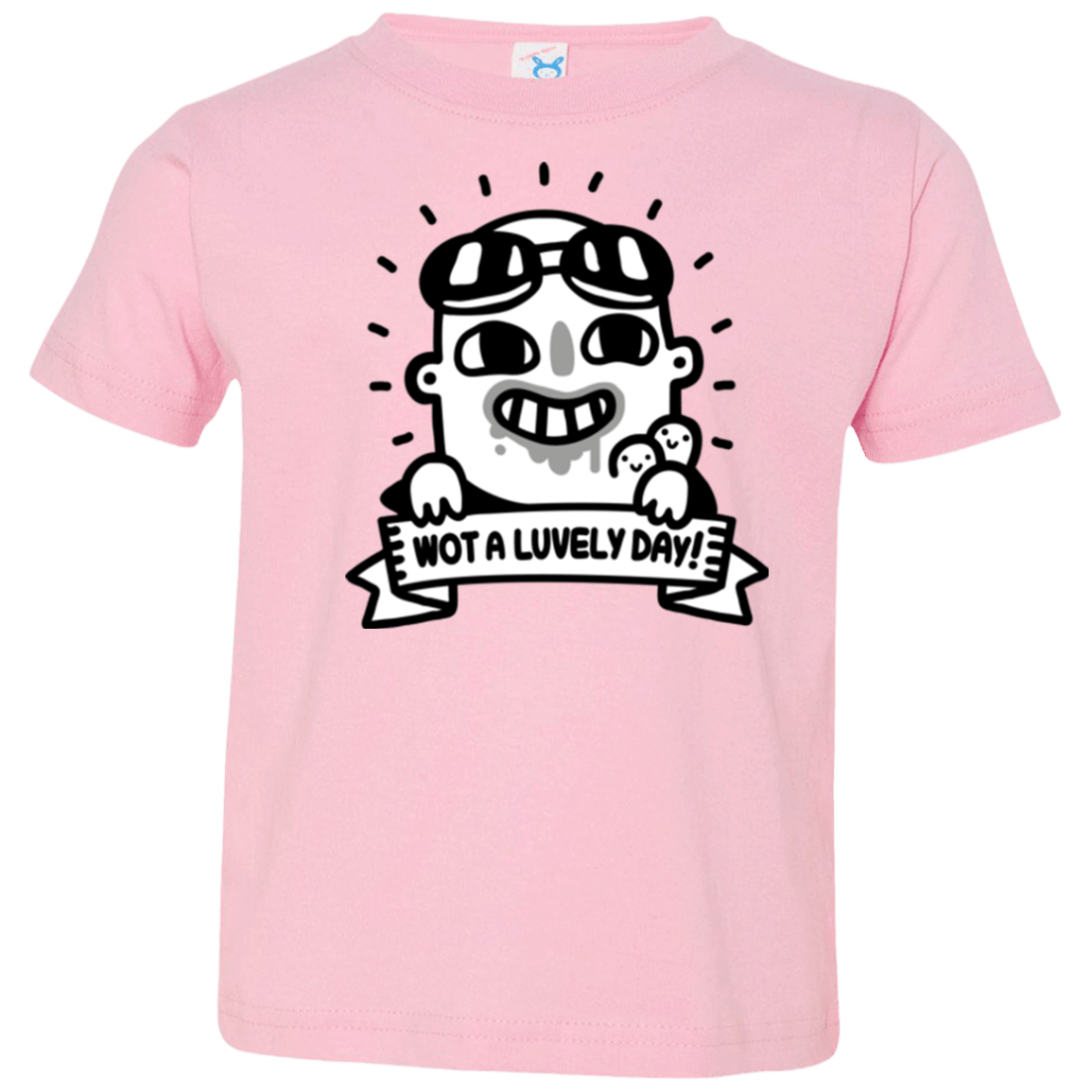 T-Shirts Pink / 2T Wot A Luvely Day Toddler Premium T-Shirt