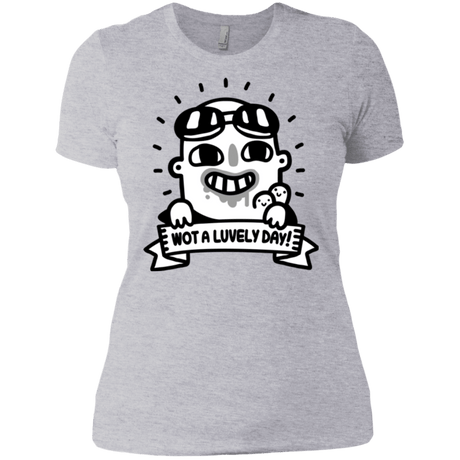 T-Shirts Heather Grey / X-Small Wot A Luvely Day Women's Premium T-Shirt