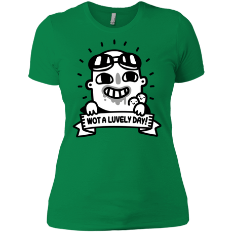 T-Shirts Kelly Green / X-Small Wot A Luvely Day Women's Premium T-Shirt