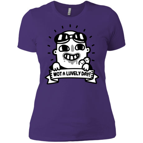 T-Shirts Purple Rush/ / X-Small Wot A Luvely Day Women's Premium T-Shirt