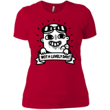 T-Shirts Red / X-Small Wot A Luvely Day Women's Premium T-Shirt