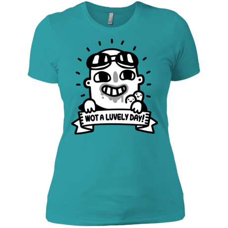 T-Shirts Tahiti Blue / X-Small Wot A Luvely Day Women's Premium T-Shirt