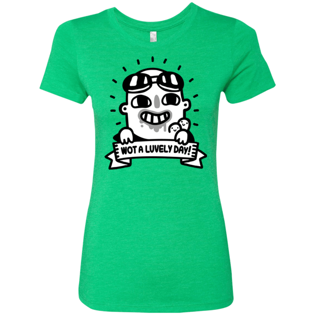 T-Shirts Envy / Small Wot A Luvely Day Women's Triblend T-Shirt