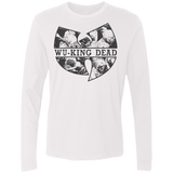 T-Shirts White / Small WU KING DEAD Men's Premium Long Sleeve