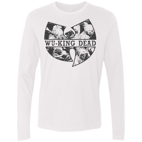 T-Shirts White / Small WU KING DEAD Men's Premium Long Sleeve