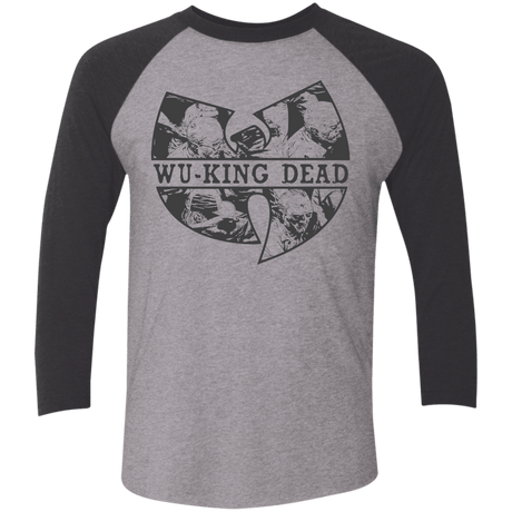 T-Shirts Premium Heather/ Vintage Black / X-Small WU KING DEAD Triblend 3/4 Sleeve