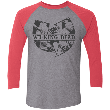 T-Shirts Premium Heather/ Vintage Red / X-Small WU KING DEAD Triblend 3/4 Sleeve