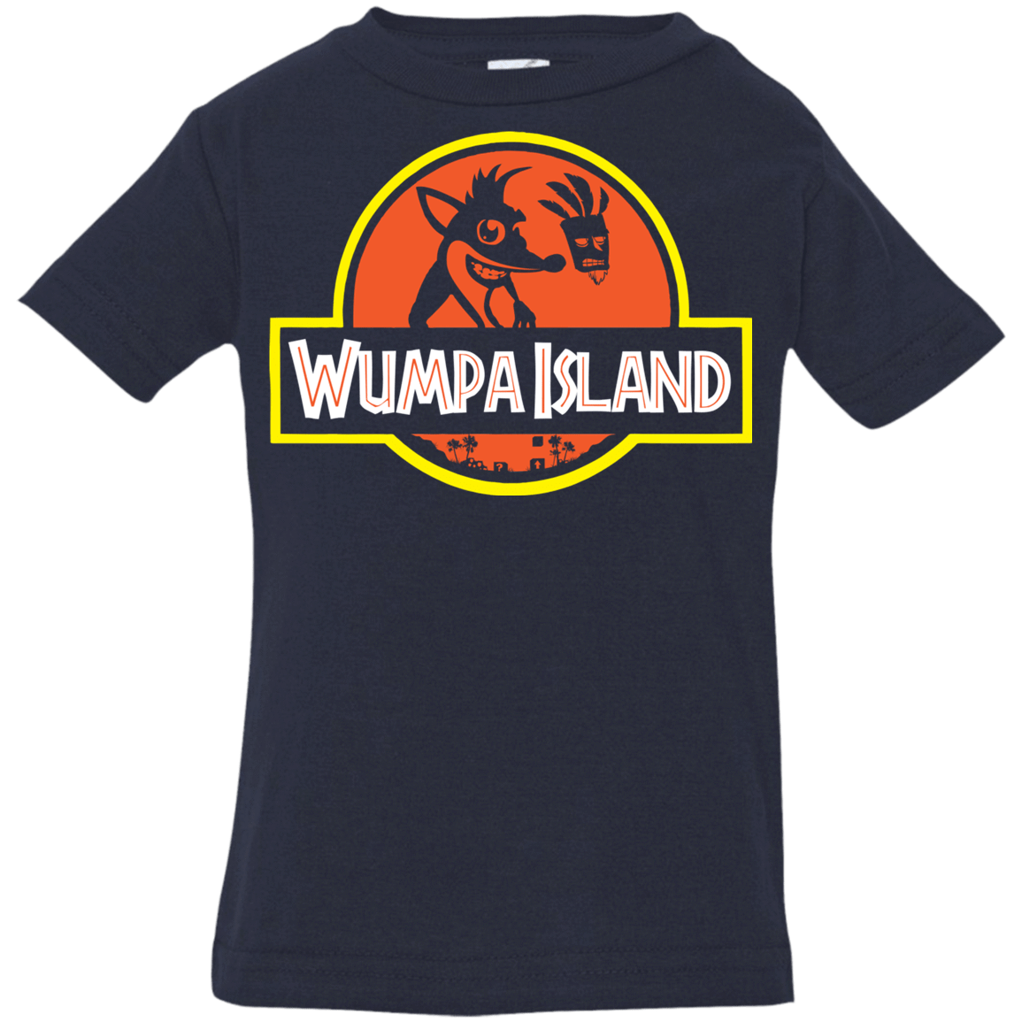 T-Shirts Navy / 6 Months Wumpa Island Infant Premium T-Shirt