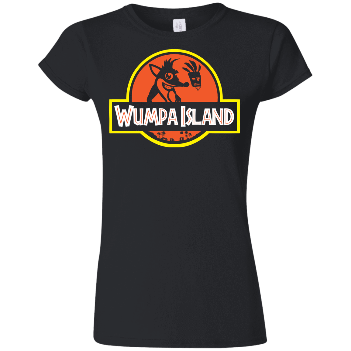 T-Shirts Black / S Wumpa Island Junior Slimmer-Fit T-Shirt