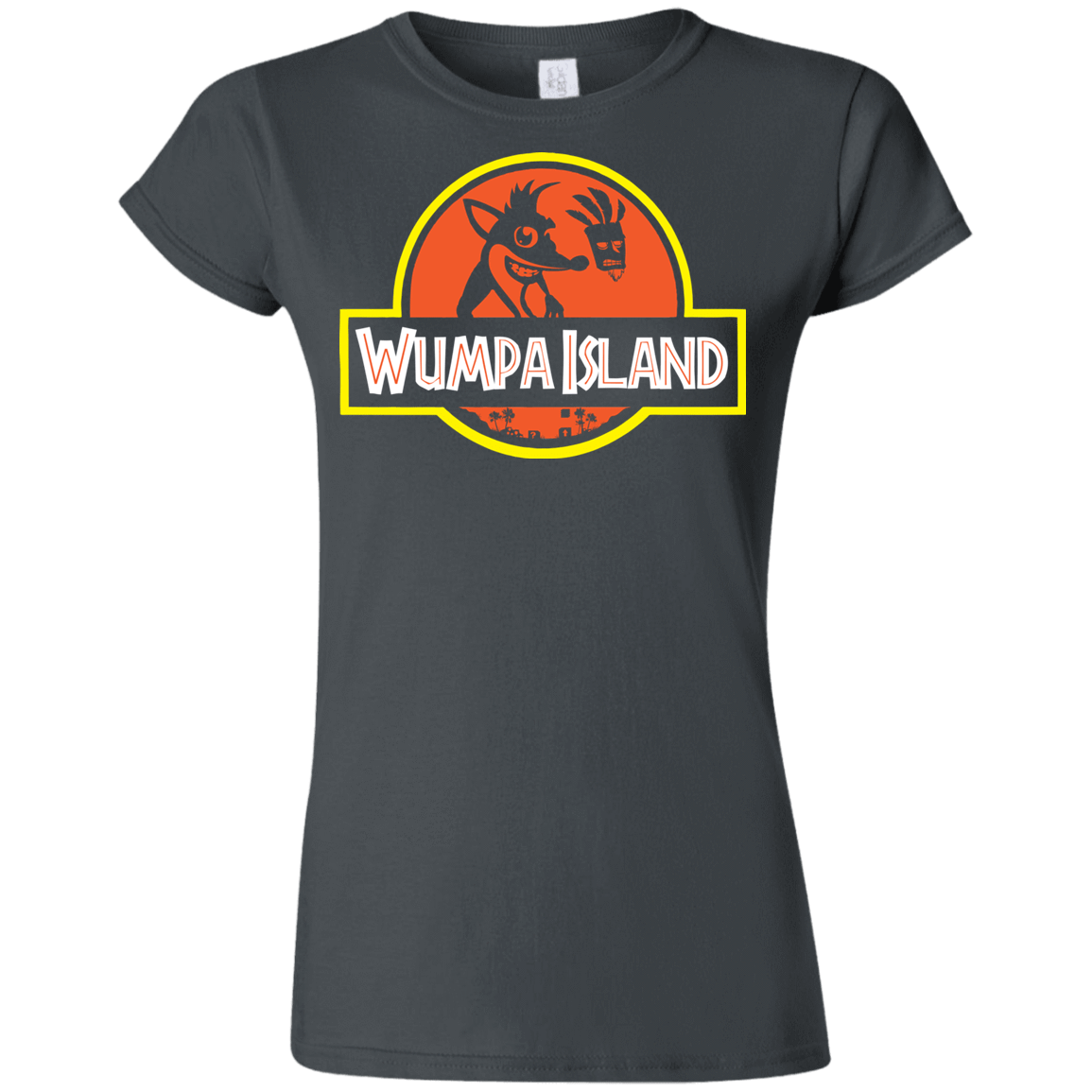 T-Shirts Charcoal / S Wumpa Island Junior Slimmer-Fit T-Shirt