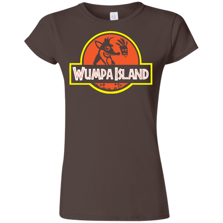 T-Shirts Dark Chocolate / S Wumpa Island Junior Slimmer-Fit T-Shirt