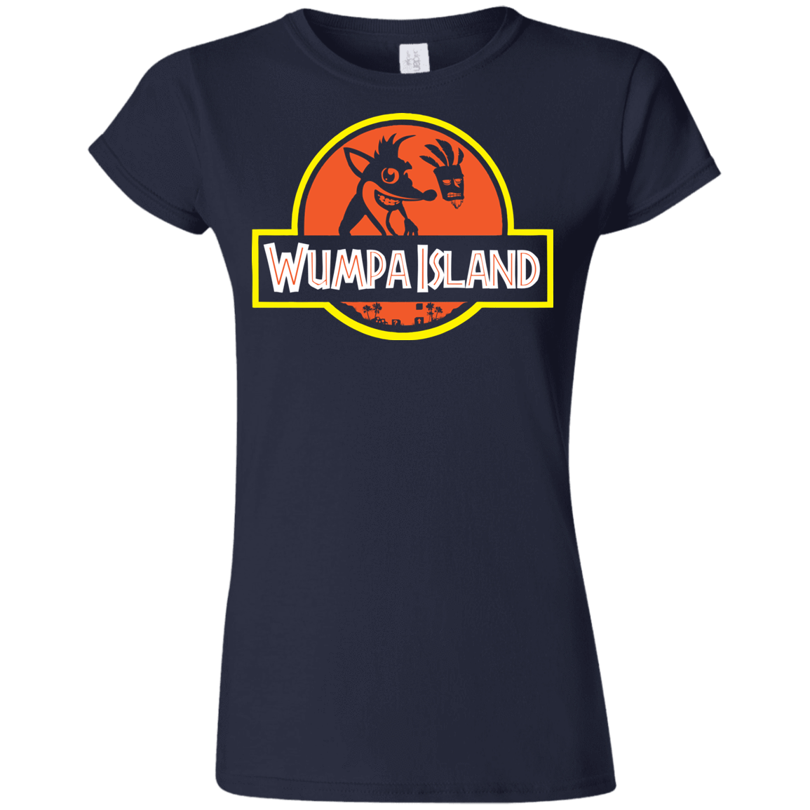 T-Shirts Navy / S Wumpa Island Junior Slimmer-Fit T-Shirt