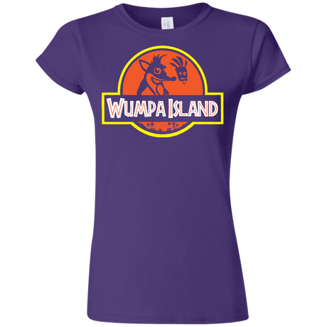 T-Shirts Purple / S Wumpa Island Junior Slimmer-Fit T-Shirt