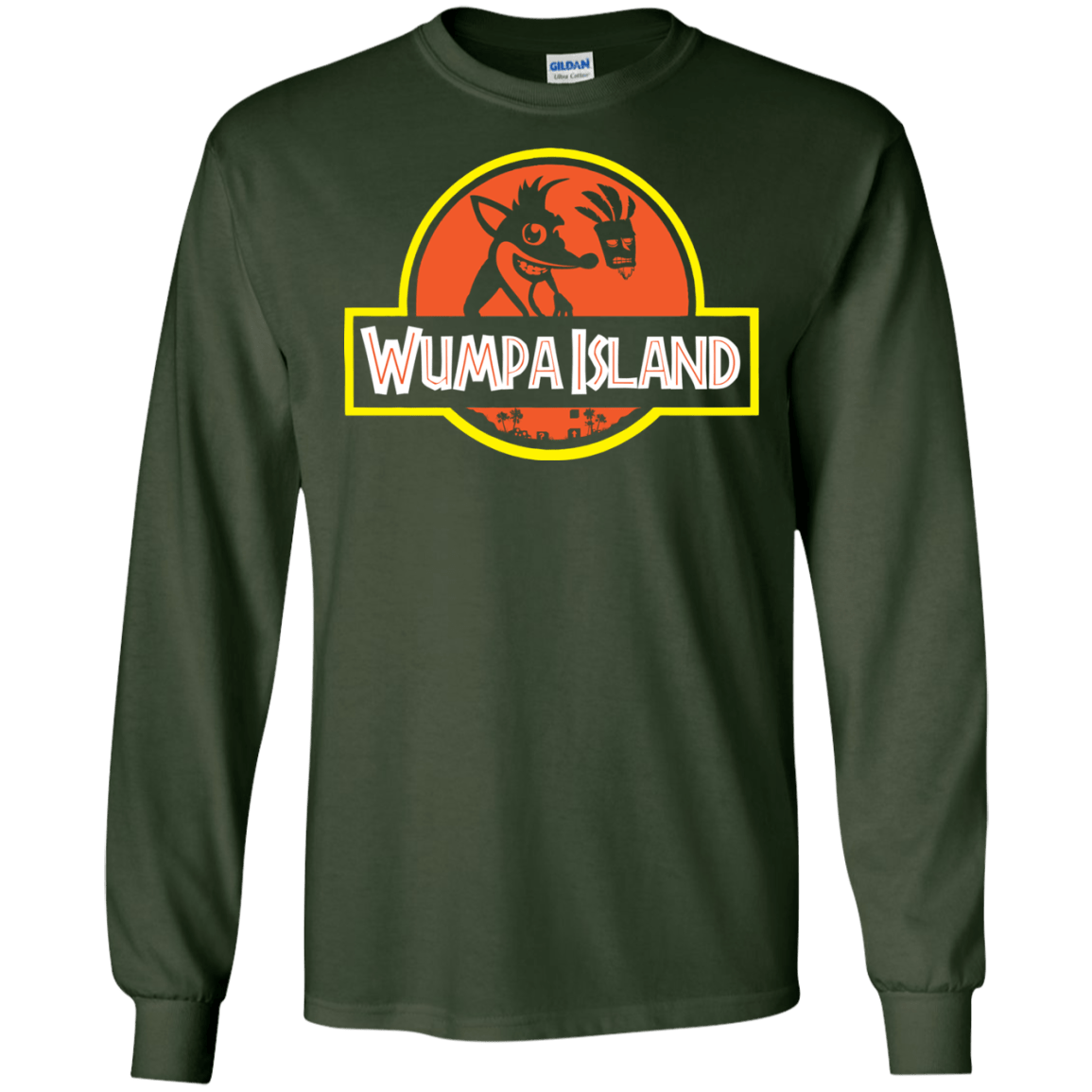 Wumpa Island Men's Long Sleeve T-Shirt