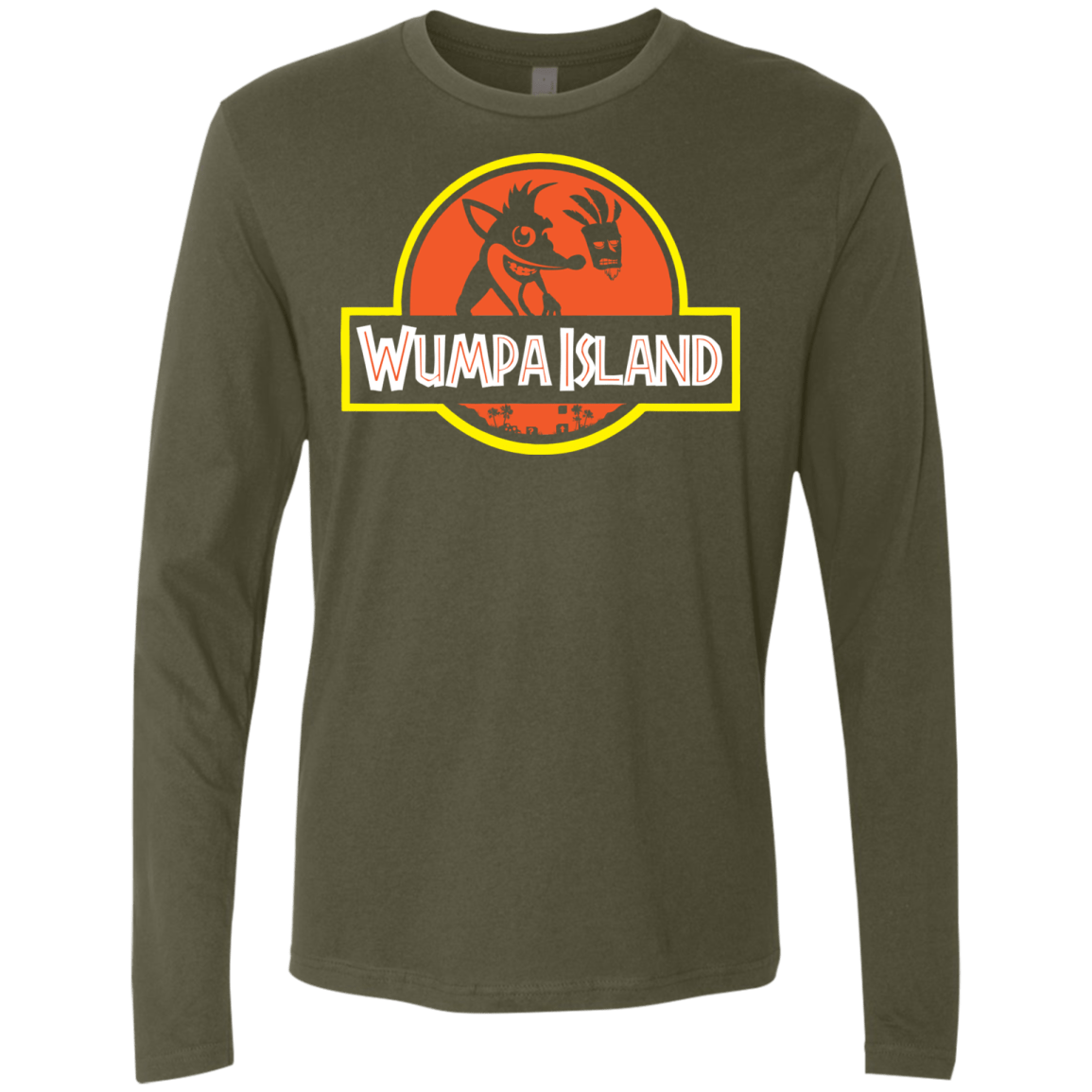 Wumpa Island Men's Premium Long Sleeve