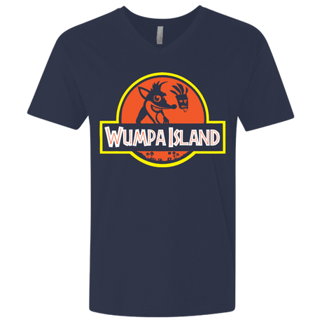 T-Shirts Midnight Navy / X-Small Wumpa Island Men's Premium V-Neck