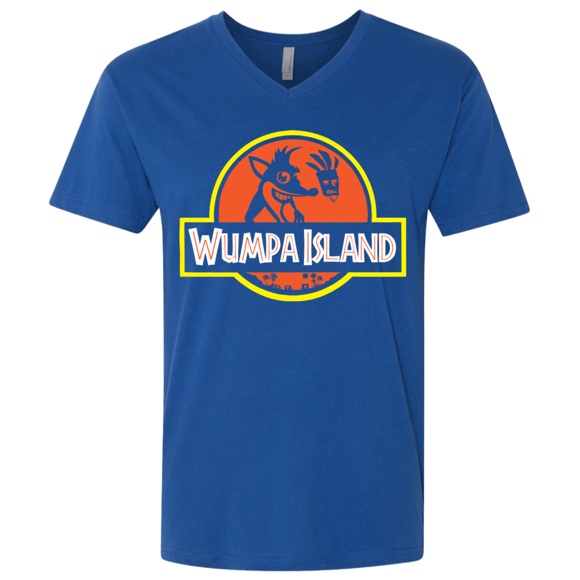 T-Shirts Royal / X-Small Wumpa Island Men's Premium V-Neck