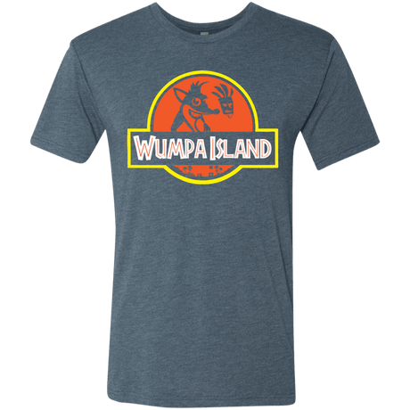 T-Shirts Indigo / S Wumpa Island Men's Triblend T-Shirt