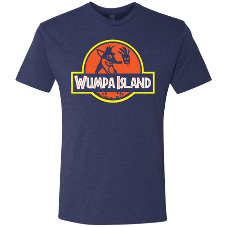T-Shirts Vintage Navy / S Wumpa Island Men's Triblend T-Shirt