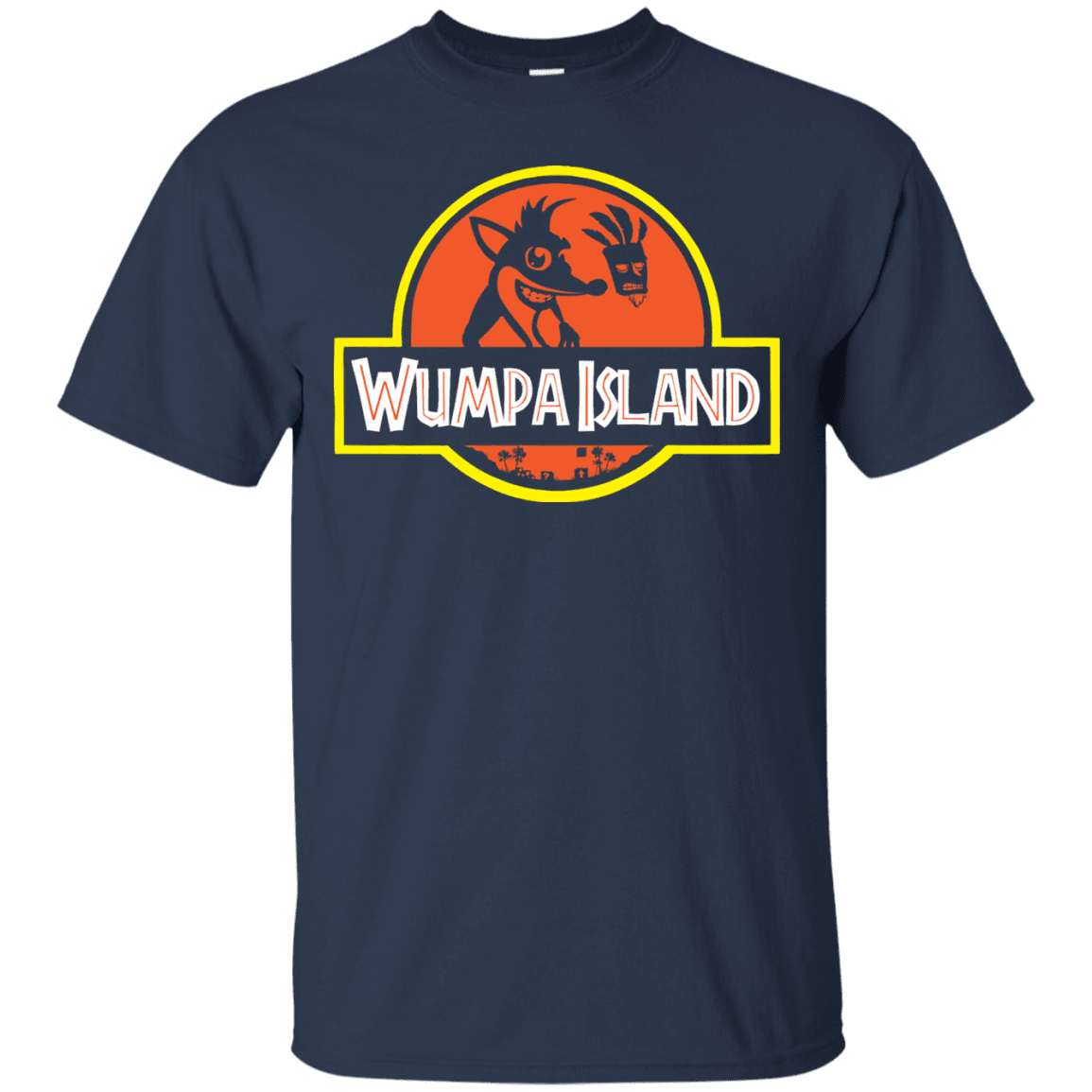 T-Shirts Navy / S Wumpa Island T-Shirt