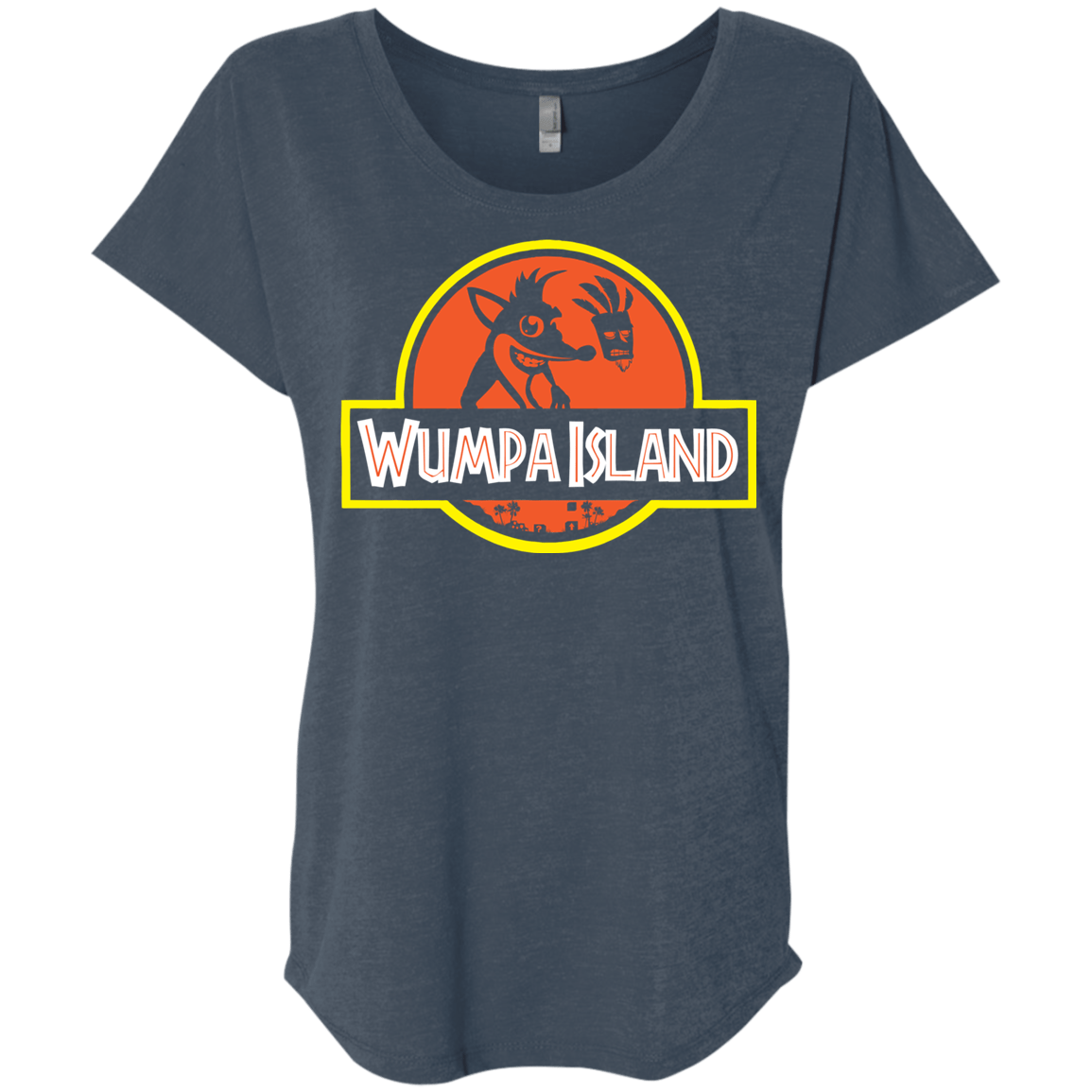 Wumpa Island Triblend Dolman Sleeve