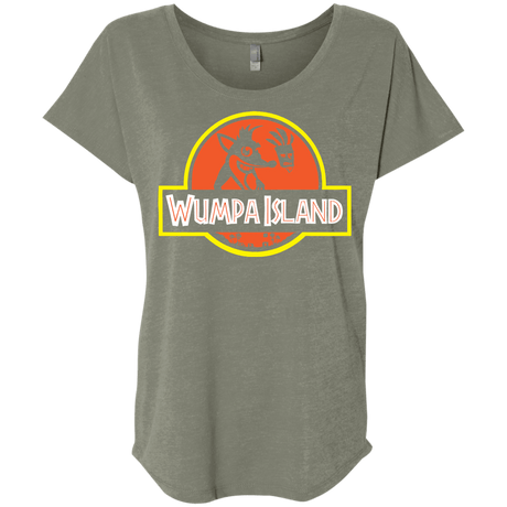 Wumpa Island Triblend Dolman Sleeve