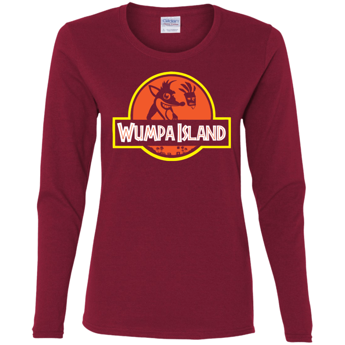 Wumpa Island Women's Long Sleeve T-Shirt