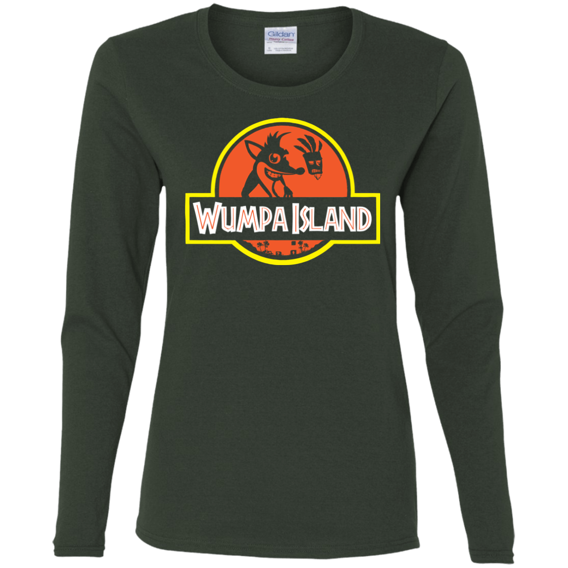 Wumpa Island Women's Long Sleeve T-Shirt