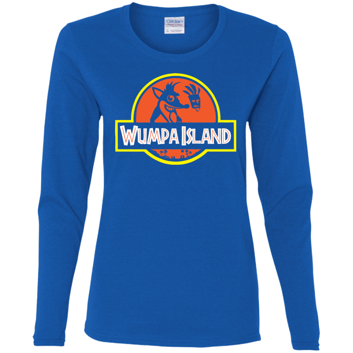 Wumpa Island Women's Long Sleeve T-Shirt