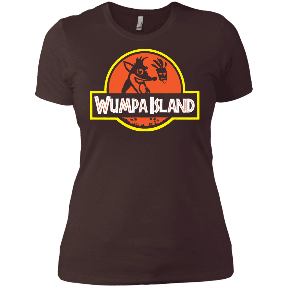 T-Shirts Dark Chocolate / X-Small Wumpa Island Women's Premium T-Shirt