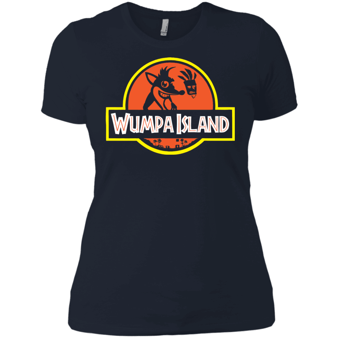 T-Shirts Midnight Navy / X-Small Wumpa Island Women's Premium T-Shirt