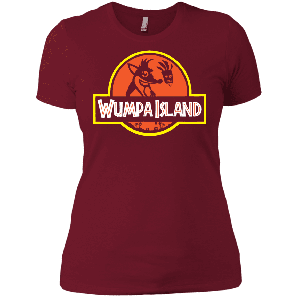 T-Shirts Scarlet / X-Small Wumpa Island Women's Premium T-Shirt