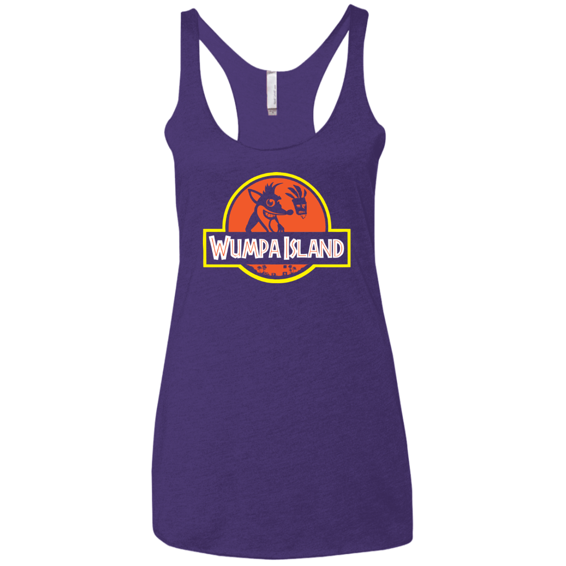 Wumpa Island Women's Triblend Racerback Tank